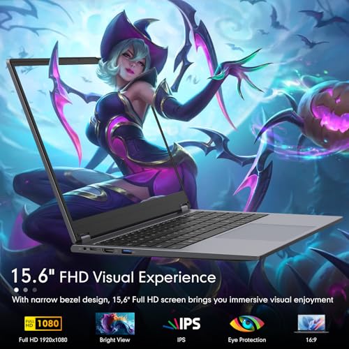 EYY 2 in 1 Laptop Computer, 15.6" 16GB DDR4 512GB SSD Touchscreen Notebook, AMD Ryzen R3 3200U(Up to 3.5 GHz), Radeon Vega 3, 1920x1080 FHD Display