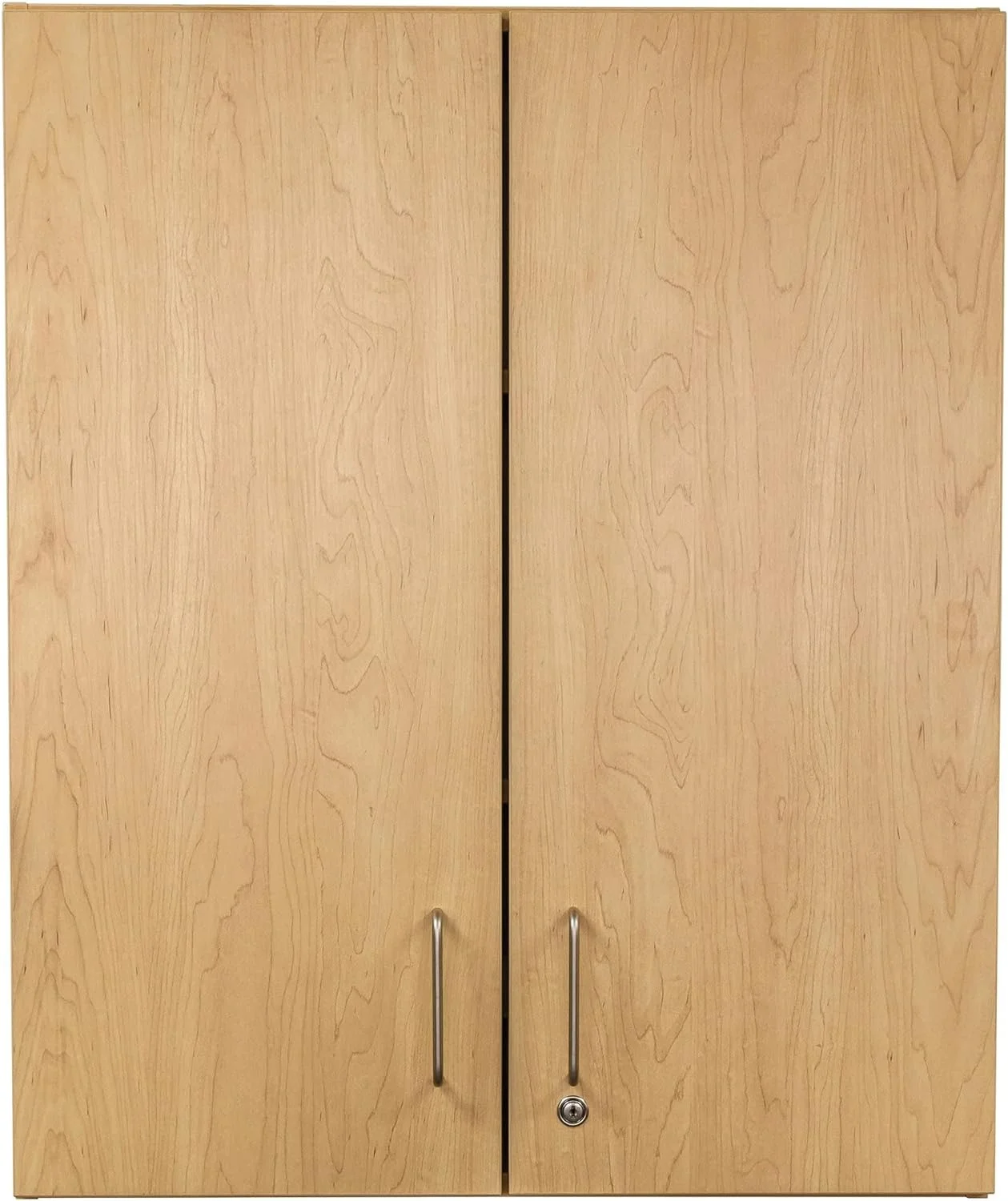 Tot Mate 3-Level Wall Cabinet, Laminate Wood, Maple, 30"W x 14 1/2"D x 36 1/2"H, RTA
