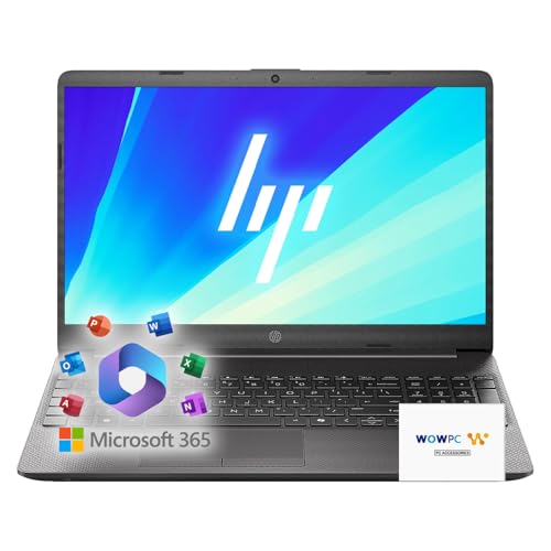 HP 250 G10 15.6" FHD Business Laptop, Backlit Keyboard, Microsoft Office 365, Intel Core i3-1315U (6 cores, Up to 4.5GHz), 16GB RAM, 1TB SSD, USB-C