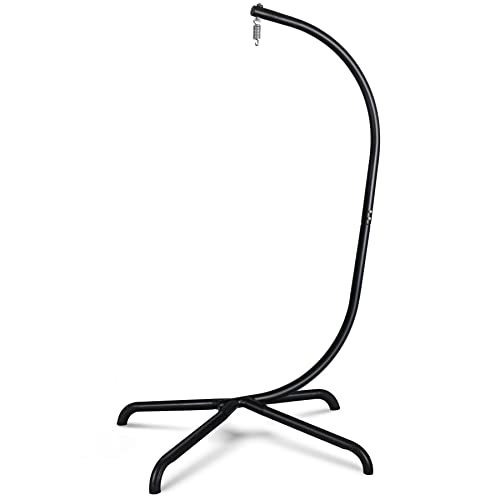 Chihee Egg Chair Foldable Wicker Rattan Hanging Chair Swing Chair Indoor Outdoor Patio Wicker Chair Hammock Chair with Stainless Steel Hanging Kit