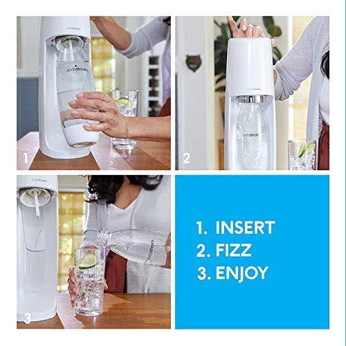 Sodastream Icy Blue Fizzi Sparkling Water Maker with bubly Blackberry Drops