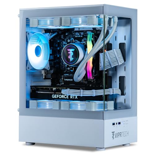 ViprTech Reaper 3.0 Liquid-Cooled PC - AMD Ryzen 7 7700 (5.3Ghz Turbo), RTX 4070 Super 12GB, 32GB DDR5 6400, 2TB NVMe SSD, 800W Gold, VR-Ready