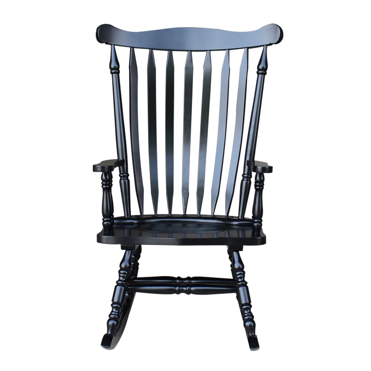 International Concepts Colonial Rocking Chair - Antique Black