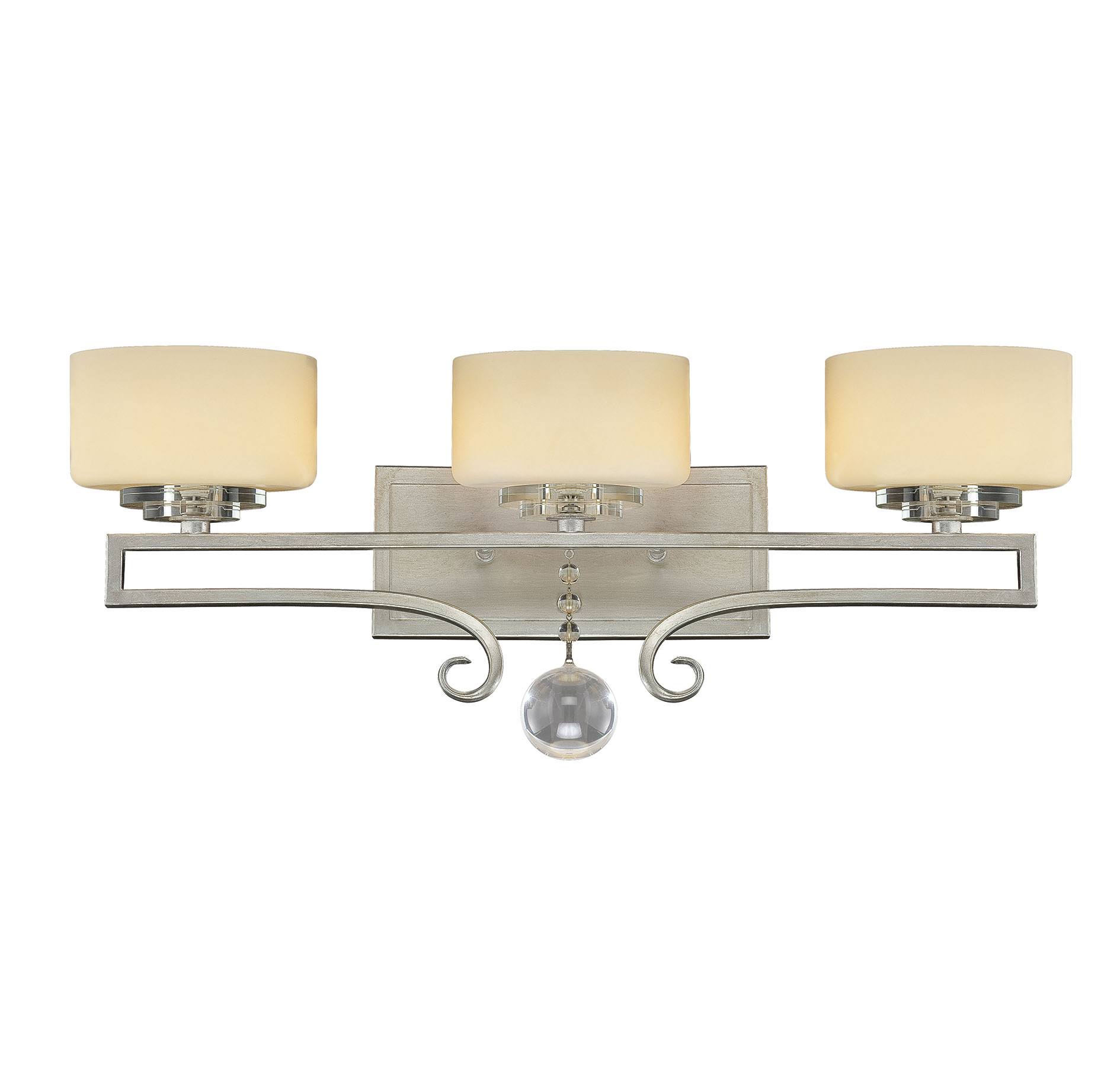 Savoy House 8-257-3-307 - Rosendal 3 Light Bath Bar, Silver Sparkle