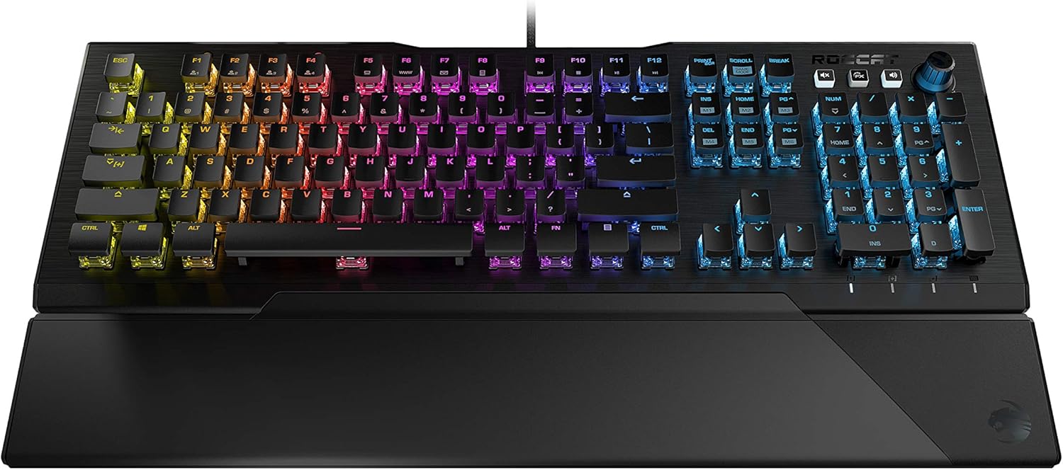 ROCCAT Vulcan 121 Mechanical PC Tactile Gaming Keyboard, Titan Switch, AIMO RGB Backlit Lighting Per Key