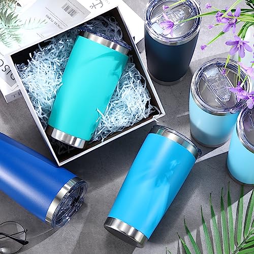 Sieral 36 Packs Stainless Steel Tumbler Bulk with Lid Vacuum Double Wall Insulated Travel Coffee Mug Powder Coated Tumbler Cup for Graduation Wedding