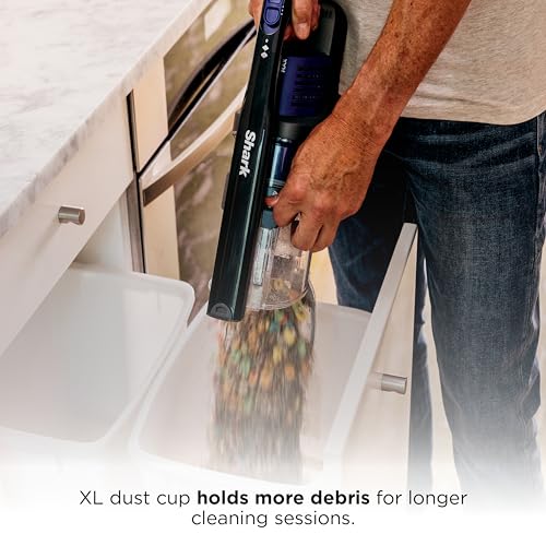 Shark | Pet Cordless Vacuum Cleaner | LED Headlights | Removable Handheld Vacuum for Pet Hair | Crevice Tool & Pet Multi-Tool Included | 40min