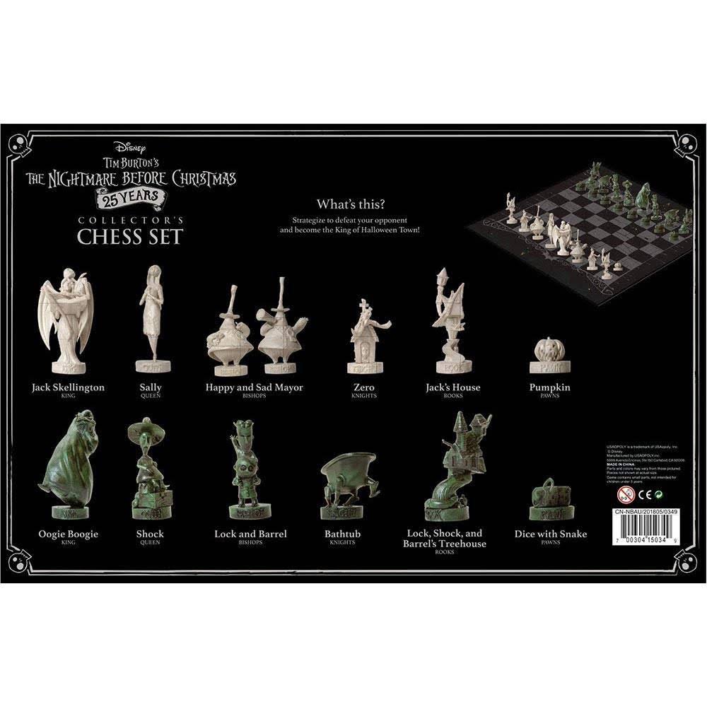The Nightmare Before Christmas 25 Years Collector&s Chess Set