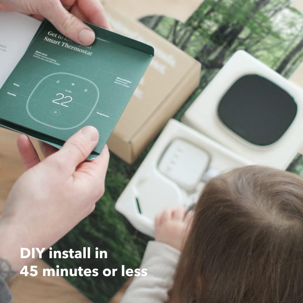 New 2022! ecobee Smart Thermostat Enhanced Compatible with Alexa and Apple Home Kit