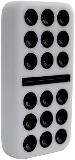 Alex Cramer The Nines Double-9 Domino Set. American-Made Solid Walnut Case Holds Our 55-Piece Set of Dominoes (Domino Set with Personalized Brass