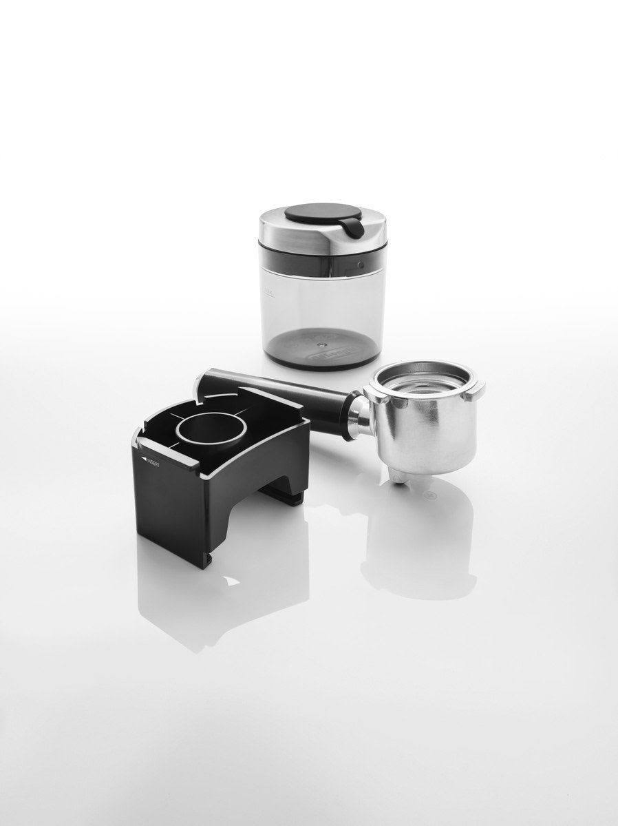 DeLonghi America KG521 Dedica Conical Burr Grinder with Porta Filter Attachment, Silver
