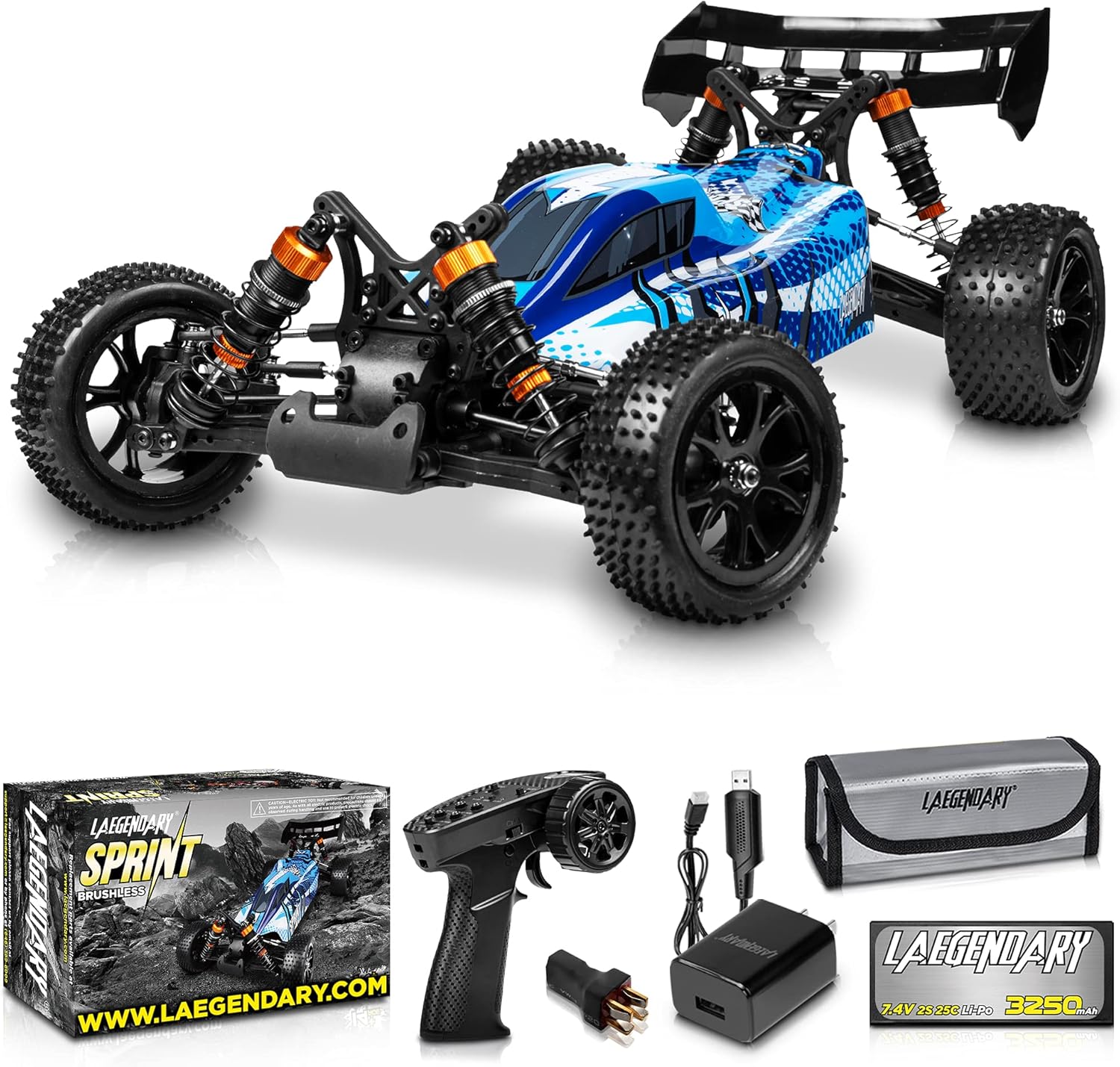 1:10 Large Scale RC Cars 35+ km/h High Speed