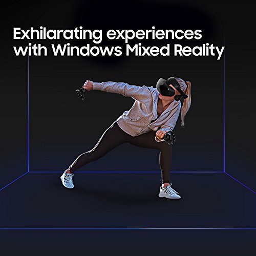 Samsung Hmd Odyssey Windows Mixed Reality Headset with 2 Wireless Controllers (XE800ZAA-HC1US)