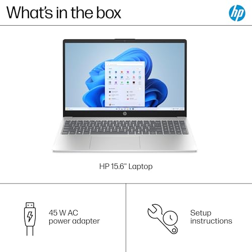 HP 15.6" Touchscreen Laptop Computer for Home Business and Student, 32GB DDR4 RAM, 1TB PCIe SSD, 13th Gen Intel 6-Core (Beat i5-1155G7), WiFi 6