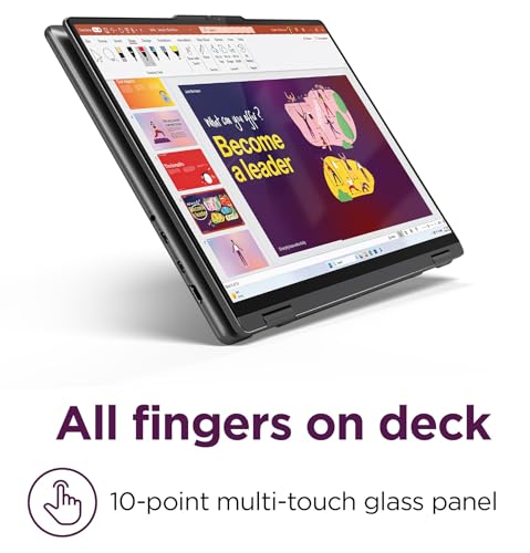 Lenovo Yoga 7 7i 2-in-1 Laptop (16" FHD+ Touchscreen, AMD Ryzen 7 8840HS (Beat i7-1355U), 16GB DDR5 RAM, 1TB SSD) AI PC, Backlit, Fingerprint