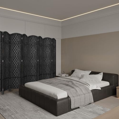 Room Divider, Room Dividers and Folding Privacy Screens, 16in Privacy Screen, 6 Panel Temporary Wall Partitions, 6ft Space Separation Panel Screen