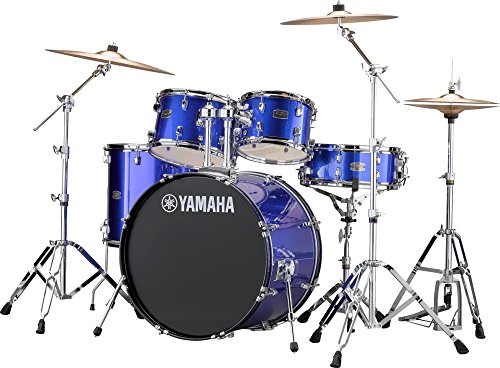 Yamaha Rydeen 5pc Shell Pack with 22" Bass Drum, Black Glitter