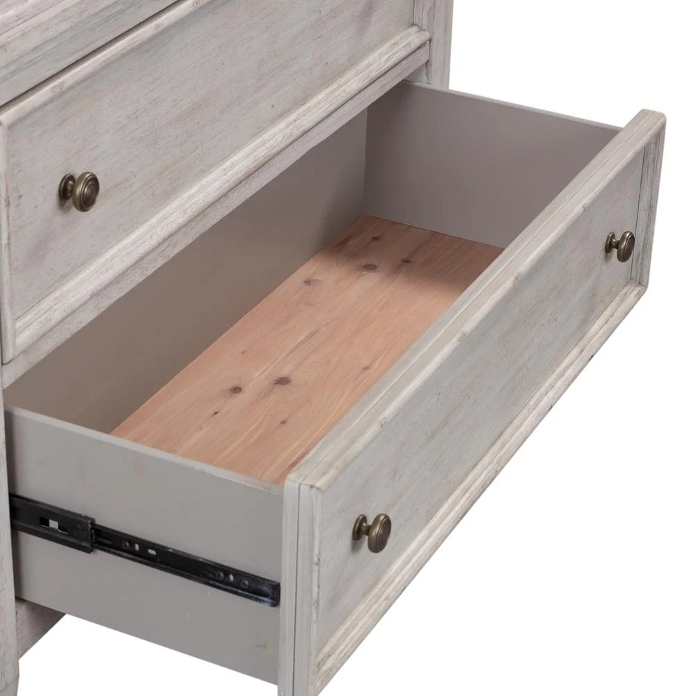 Heartland White 5 Drawer Chest