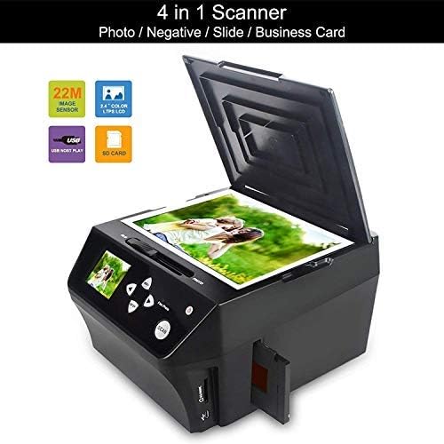 22MP Film &Slide Photo Multi-Function Scanner, Converts 135Film/35mm