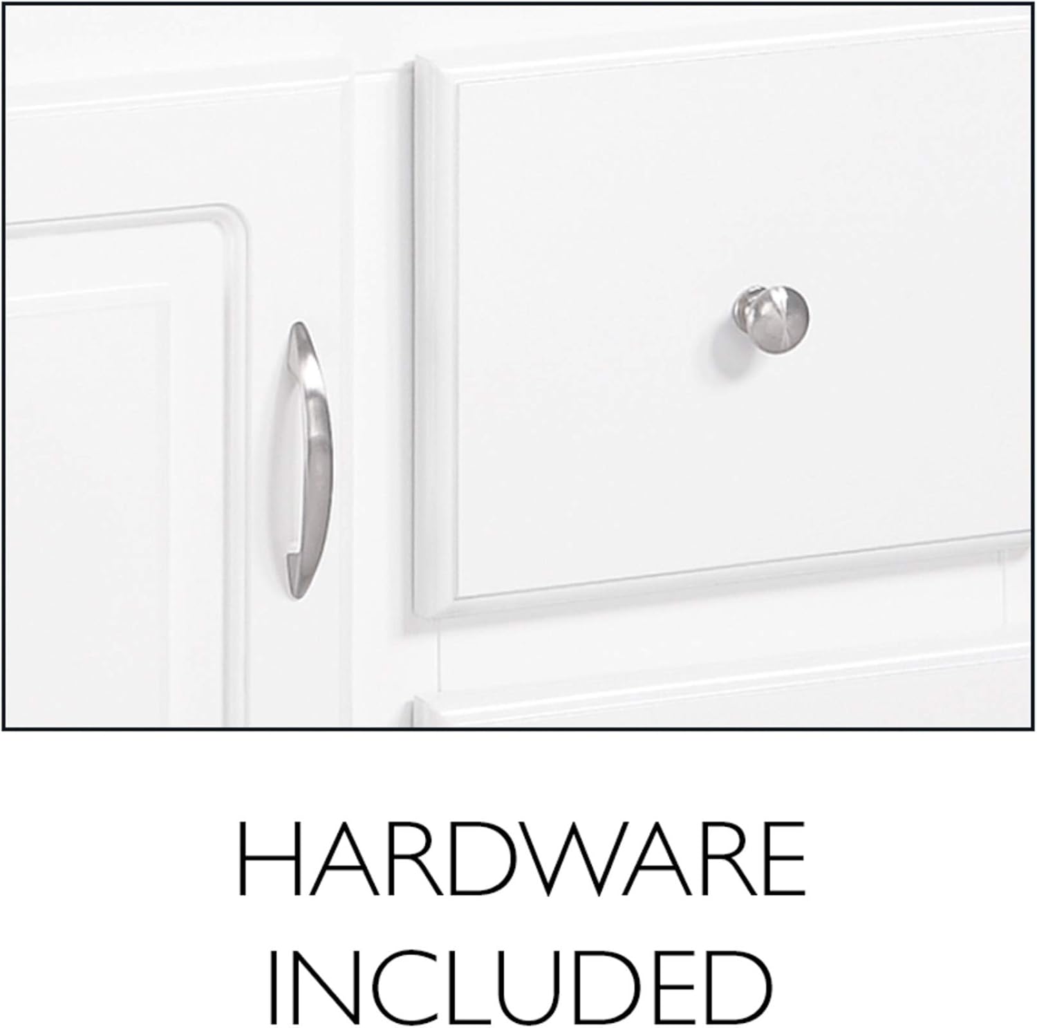 Design House Concord Bathroom Wall Cabinet 2-Door, 1-Shelf, 21 x 30, White