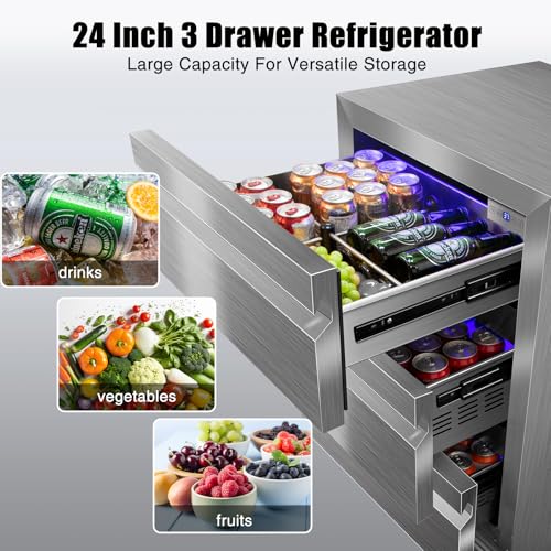 Cigar Electric Humidor, 35L 250 Counts Large Capacity Thermostatic Electric Cigar Cooler Cabinet with Digital LED Screen, Safety Lock
