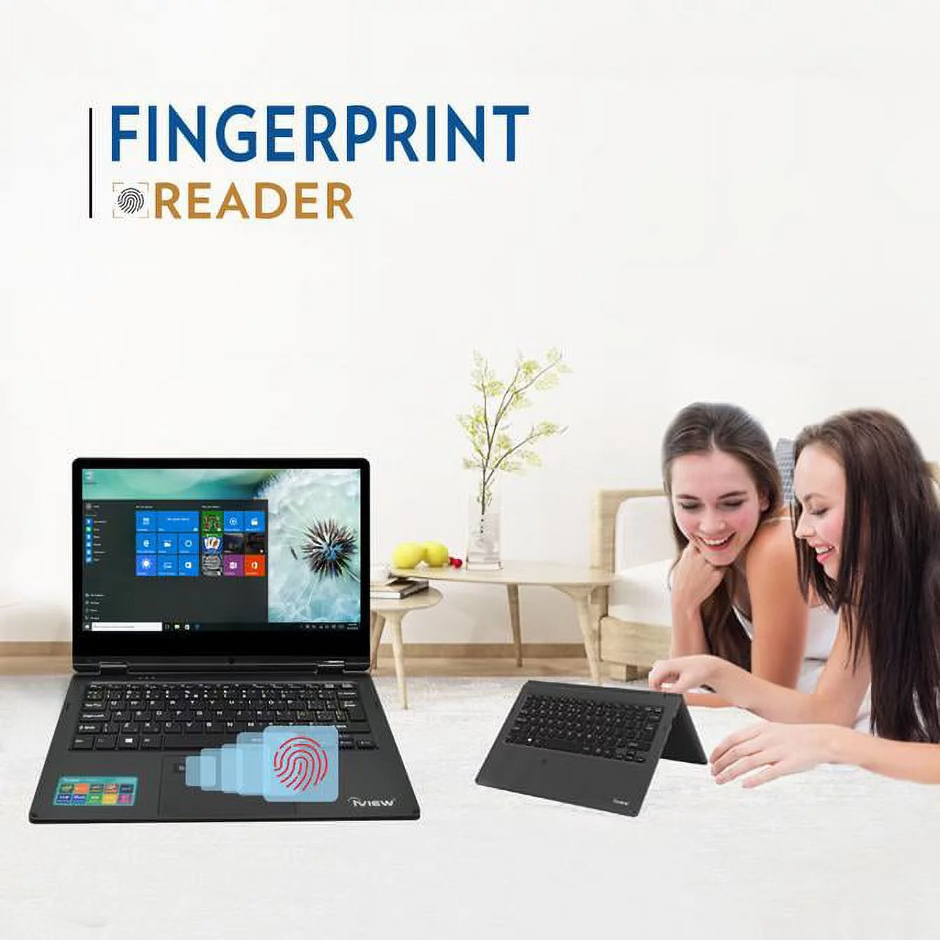 IVIEW-Maximus IV Ultra-Slim 11.6" 360° Convertible Laptop, Touch Screen, 1920 × 1080 High Resolution, 4GB/64GB Wins 10 Pro