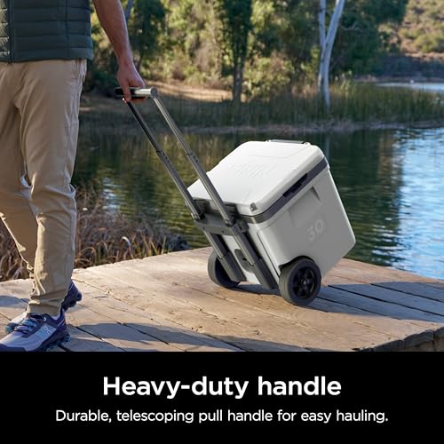 Ninja FrostVault 45qt Wheeled Cooler with Dry Zone, Integrated Fridge-Temp Dry Storage Drawer, Premium Heavy-Duty Insulated Cooler