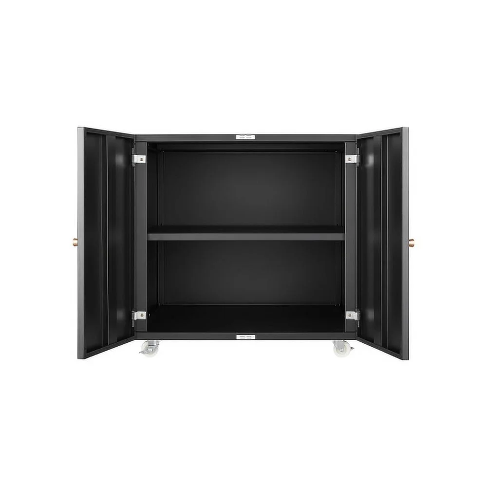 Office furniture Copier Cabinet white 2 door steel copier stand mobile pedestal file Printer Stand