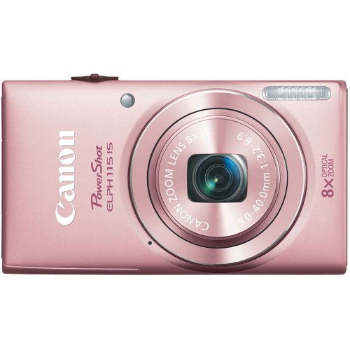 Canon PowerShot ELPH 115 is 16.0 MP Digital Camera with 8X Optical Zoom with a 28mm Wide-Angle Lens and 720p HD Video Recording (Blue)