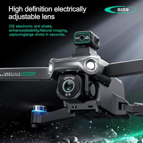 Drone with Camera 4k, GPS HD Drones for Adults, 5G Remote Controller with 5.9 Inch Screen,Obstacle Avoidance Drones, One Key Return