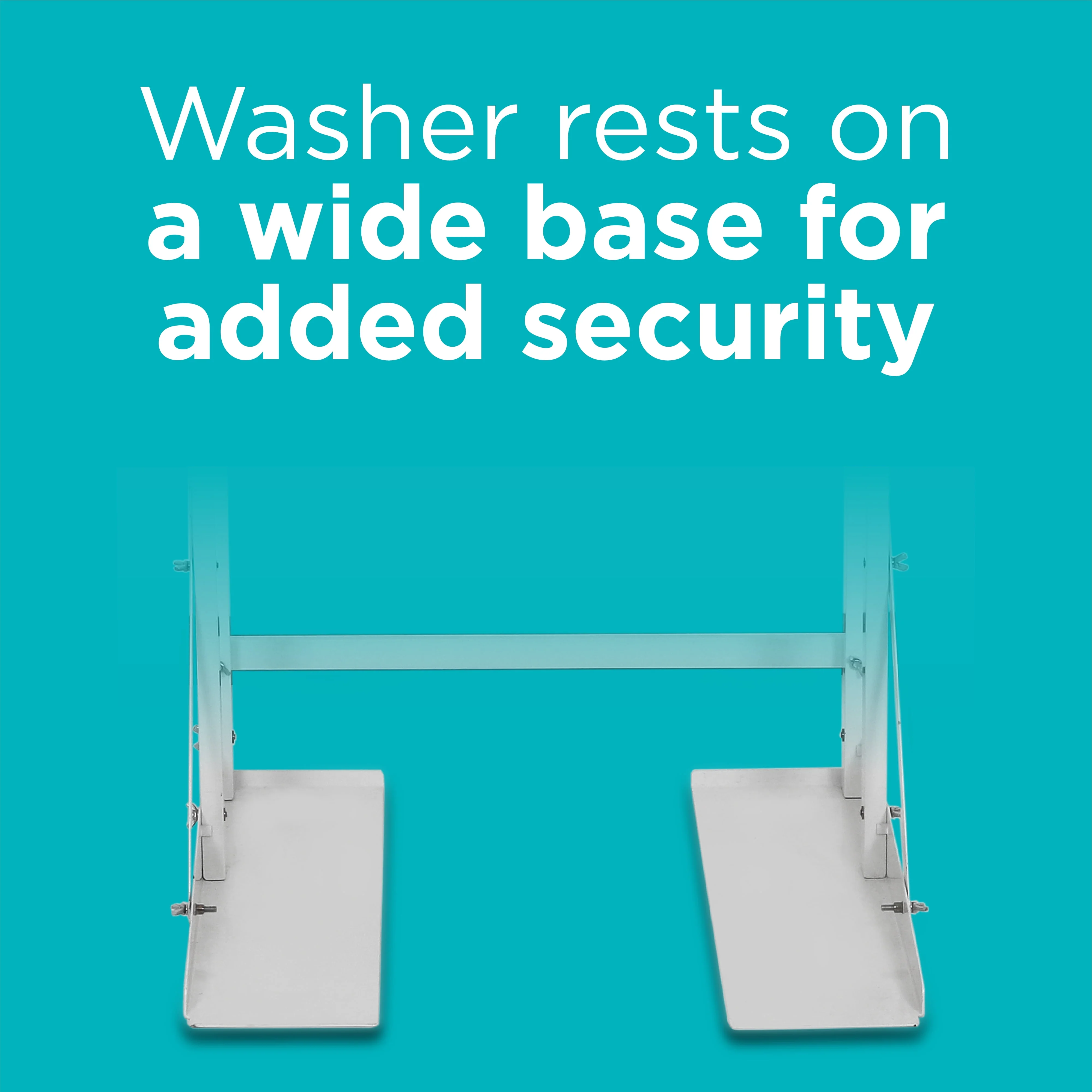 BLACK+DECKER BWDS Washer Dryer Stacking Rack Stand, White