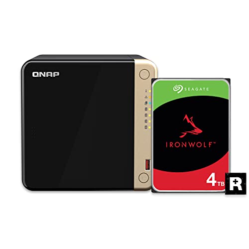 QNAP TS-464-8G-US 4 Bay High-Performance Desktop NAS with Intel Celeron Quad-core Processor