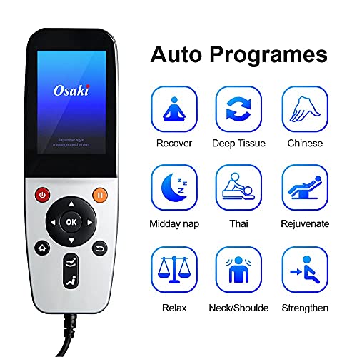 Osaki OS-Pro 3D Tecno l Taupe | Full Body Massage Chair | 3D SL-Track Full Body Massage Chair | Zero Gravity | Lumbar Heating |Auto Body Scan |
