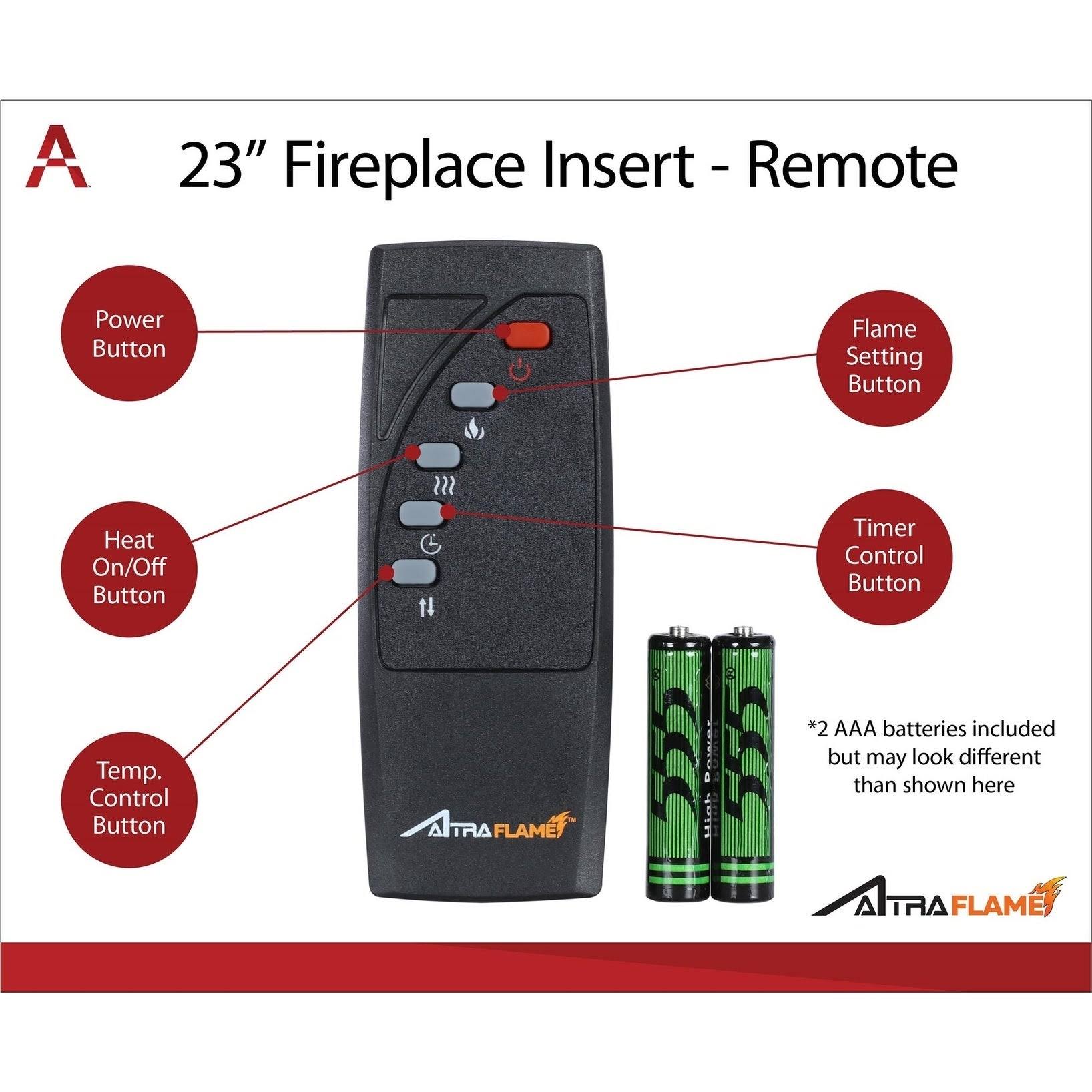 Ameriwood Home Thompson Place Media Fireplace for TVs Up to 37x22 Cherry