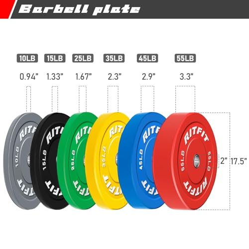 RitFit Multi-Functional Folding Squat Rack for Home Gym, 2.36'' x 2.36'' Wall Mounted Squat Rack with Attachments - Space Saving Squat Power Rack