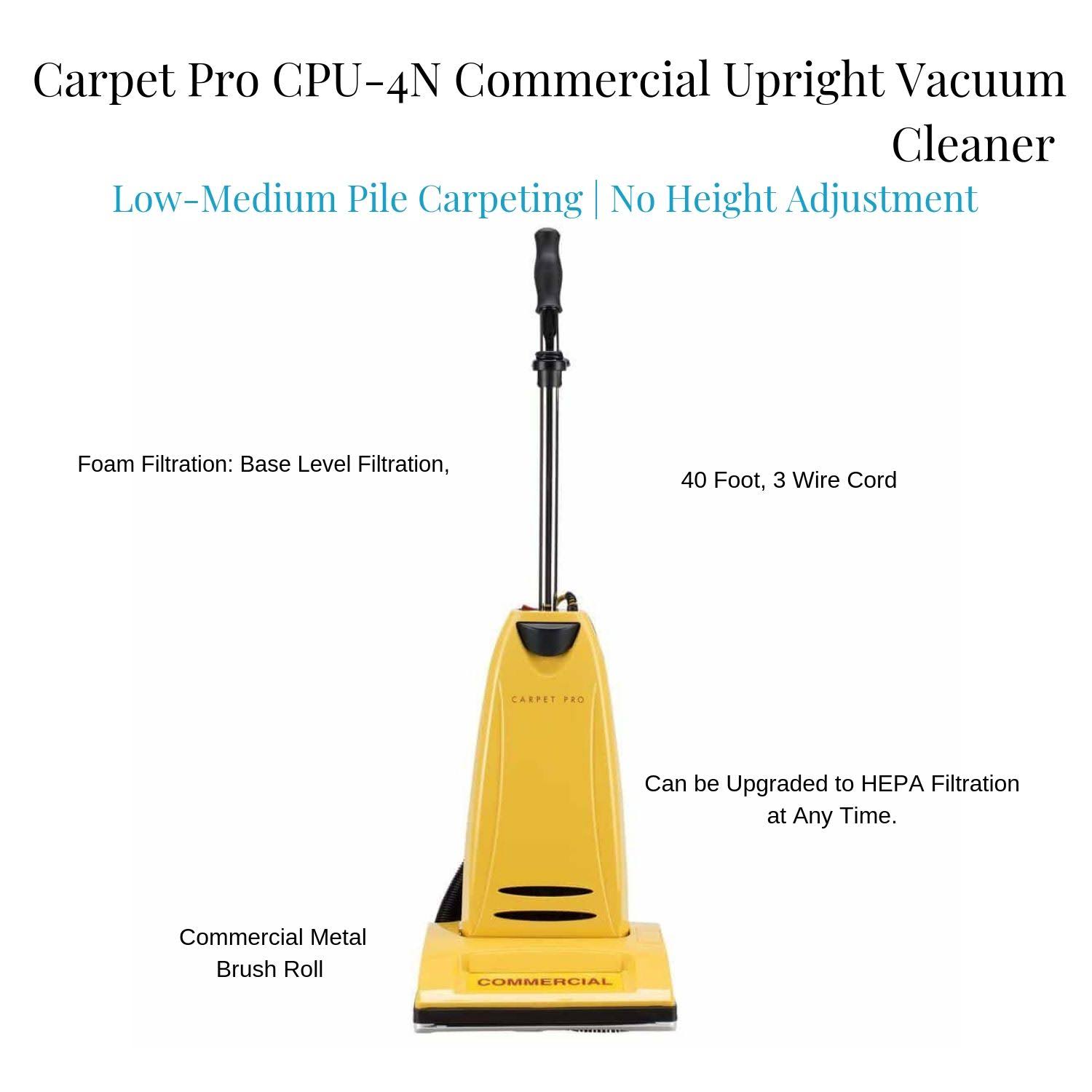 Carpet Pro CPU-4N Upright Vacuum