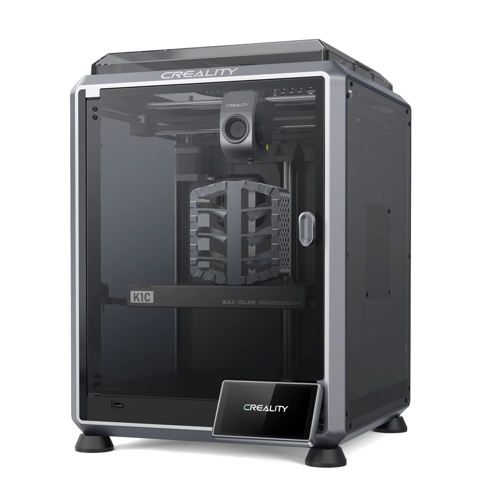Creality K1C 3D Printer with Al Camera Observant All Metal Hot End Kit, High Speed Technology, Auto Leveling CoreXY Stable Cube Frame