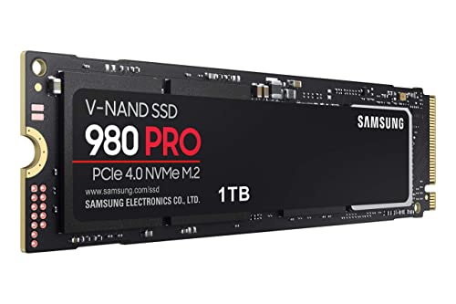 Samsung 980 PRO SSD 2TB PCIe NVMe Gen 4 Gaming M.2 Internal Solid State Drive Memory Card, Maximum Speed, Thermal Control MZ-V8P2T0B/AM
