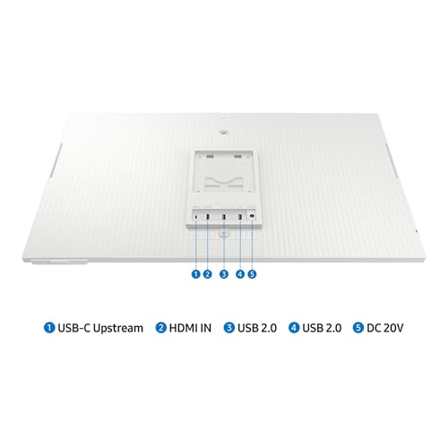 SAMSUNG 32-Inch M8 (M80D) Series 4K UHD Smart Monitor with Streaming TV, Speakers, HDR10+, AI Upscaling, USB-C, Ergonomic Stand, SlimFit Camera