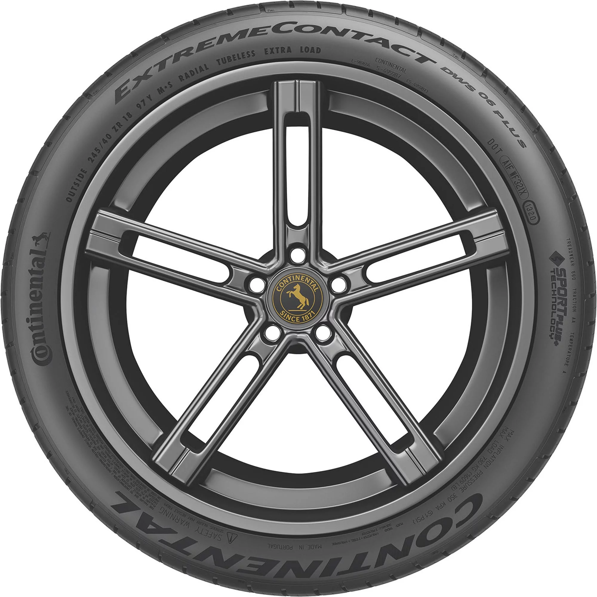 Continental Extreme Contact DWS06 PLUS All Season 245/35ZR21XL 96Y Tire