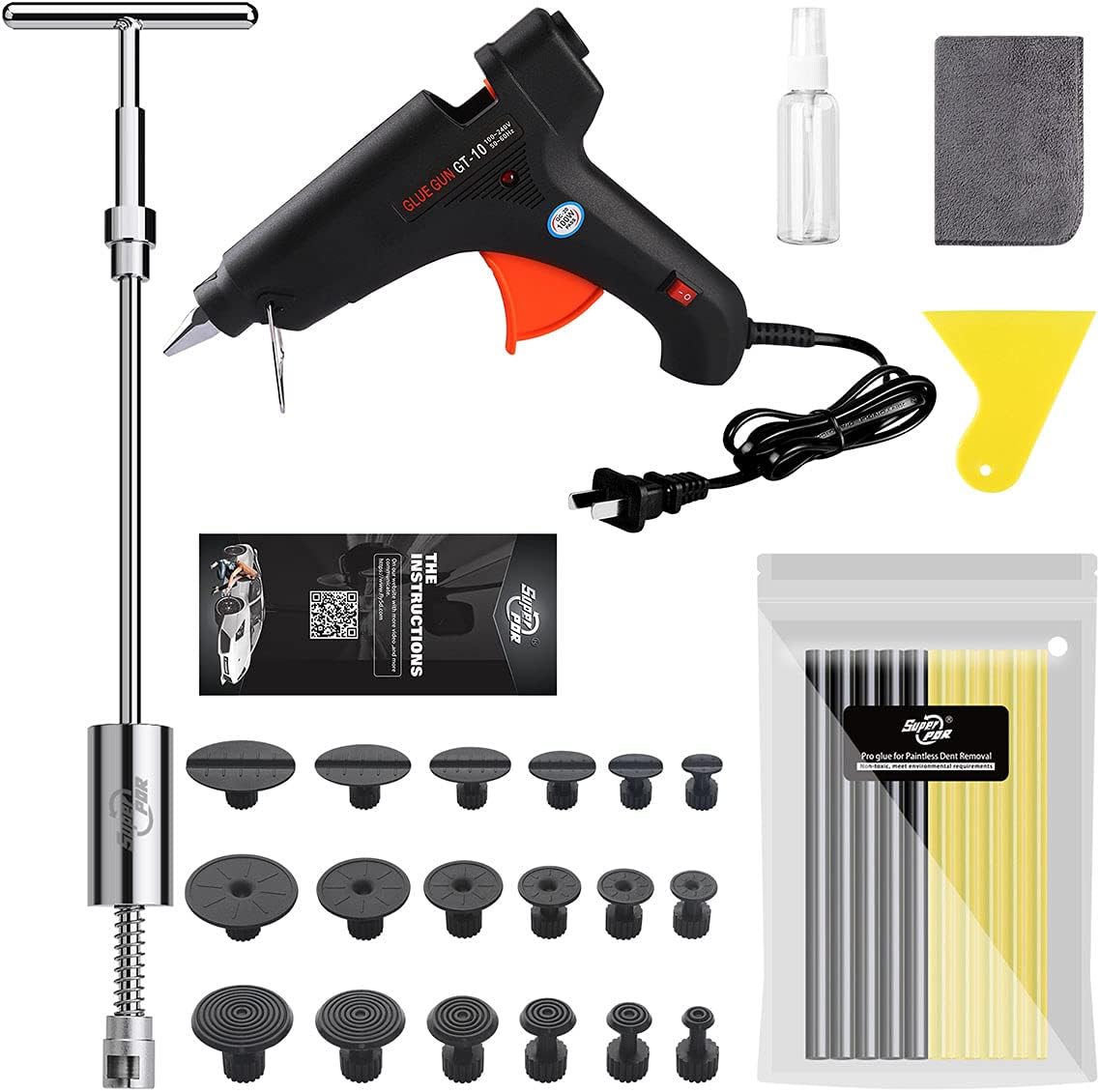 Super PDR DIY Paintless Dent Repair Kit