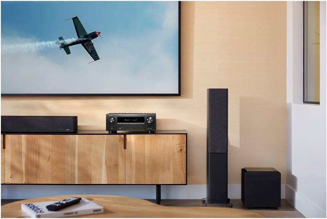 Denon AVR-X2800H 7.2 Ch Receiver - 8K UHD Home Theater AVR (95W X 7), Wireless Streaming via Built-in HEOS, Bluetooth & Wi-Fi, Dolby Atmos