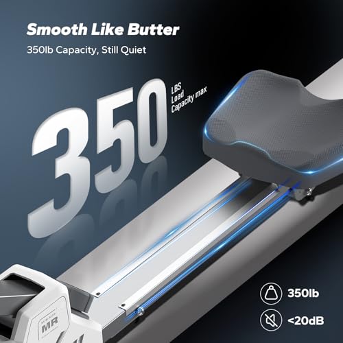 MERACH Foldable Rowing Machines for Home, Magnetic Rowing Machine with 16-Level, Compact Row Saves 20% Space, 350 LBS Load Capacity