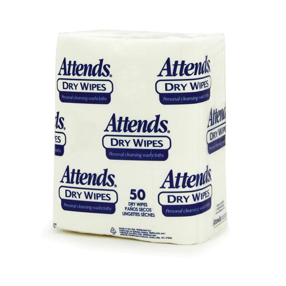 Attends 2500 Dry Wipes 10x13-1000/Case