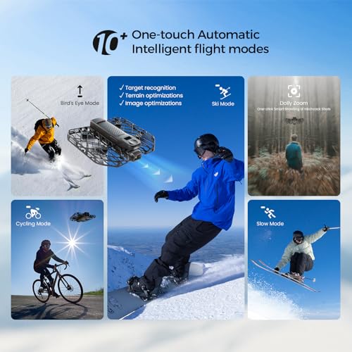 X1 PROMAX 8K Action Flying Camera, Foldable Drone with Camera with 42 KM/H Follow Speed, 10+ Fully Automatic Flight Modes