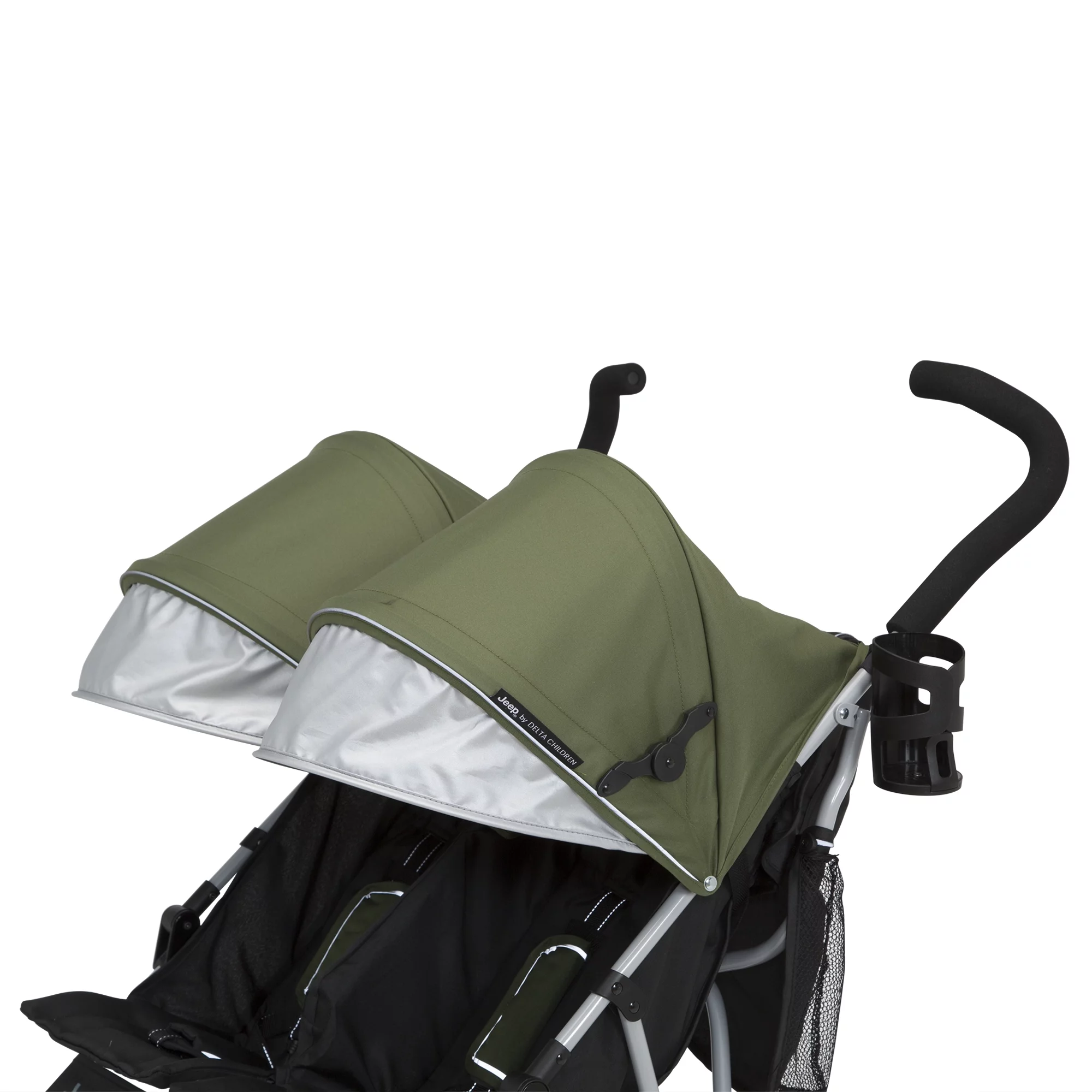 Jeep TurboGlyde Plus Side by Side Double by Delta Children, Olive Green