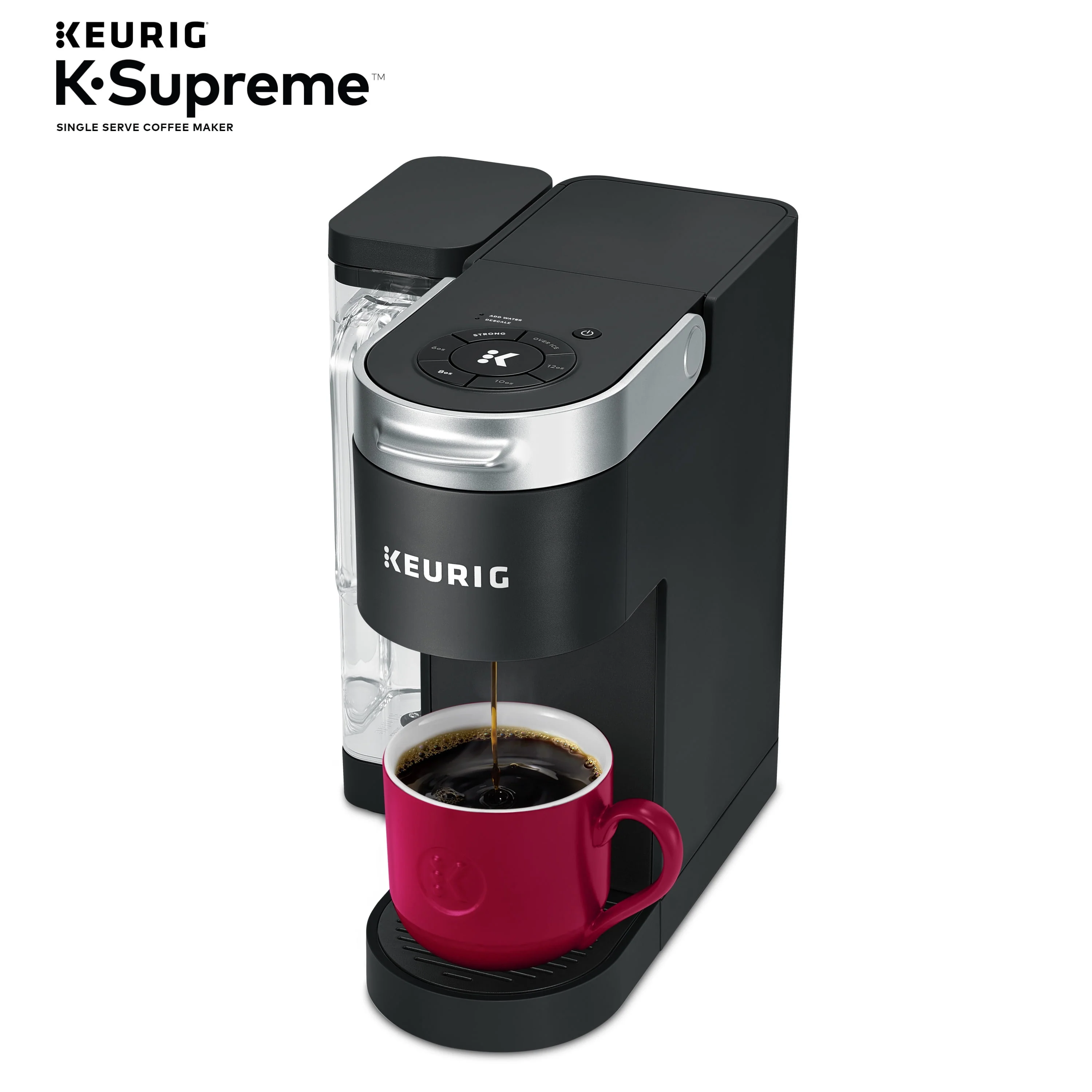 Keurig K-Supreme Single-Serve K-Cup Pod Coffee Maker, Black