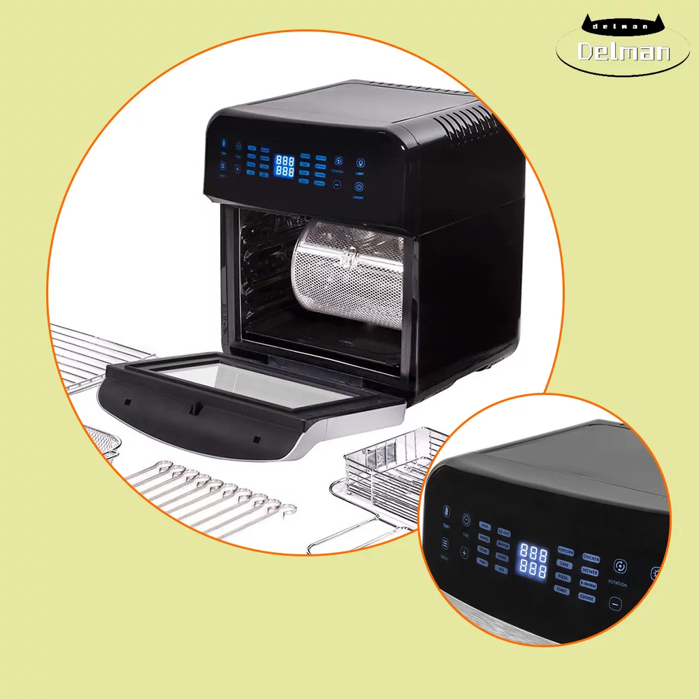 16-in-1 Digital Electric Air Fryer Oven Cooker Rotisserie