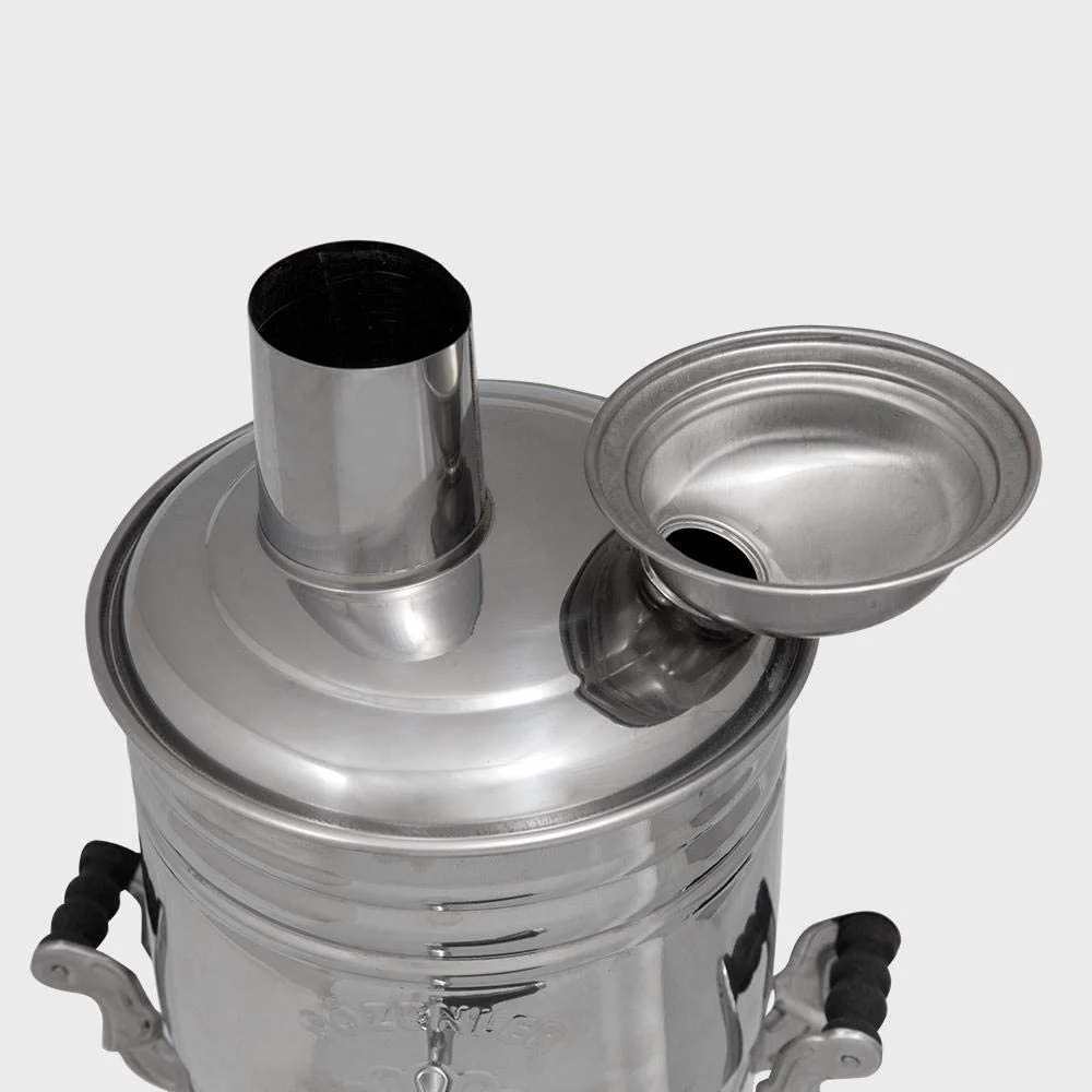 Samovar Energy Water Heater 4L /150 Oz Semaver Samavar Boat Camping Hiking Hunting Yachting Tea Kettle (4 LT)