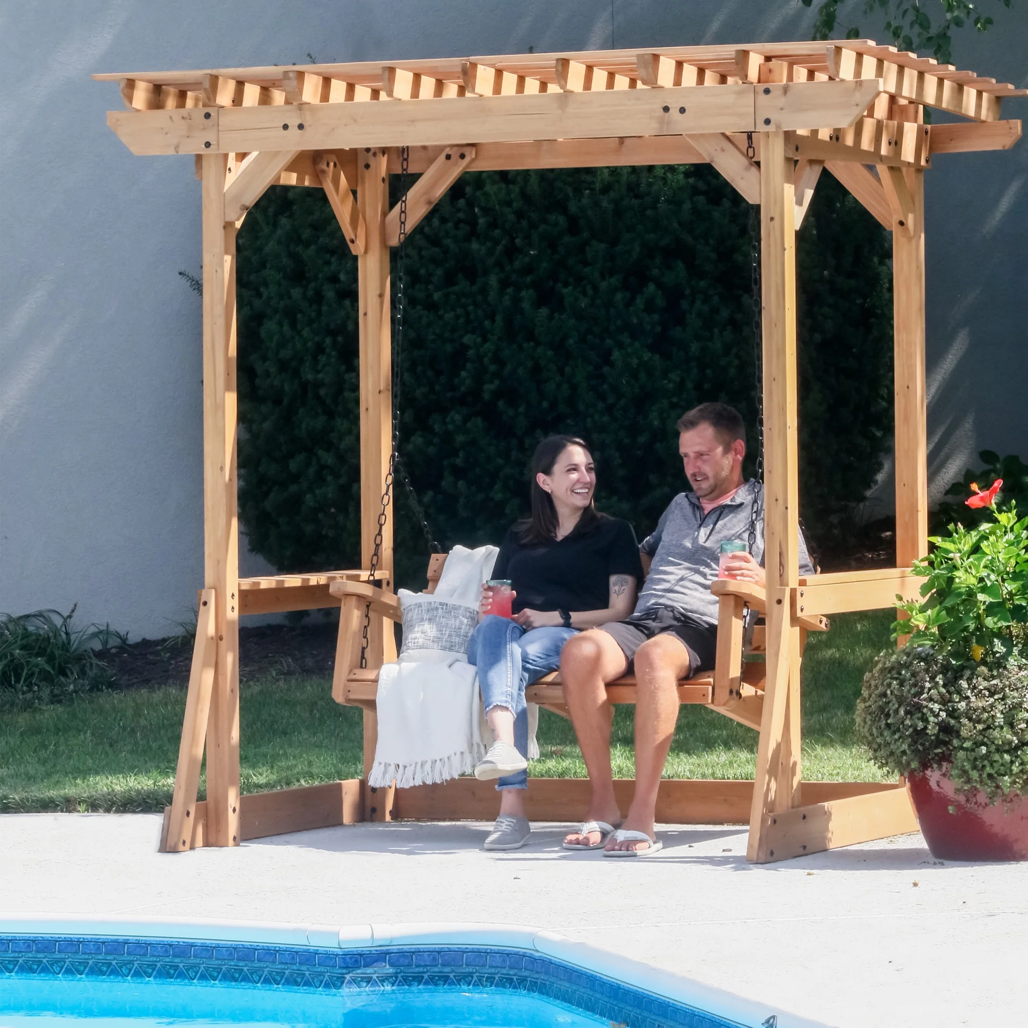 Backyard Discovery Pergola Swing Callahan - Radiant Selections